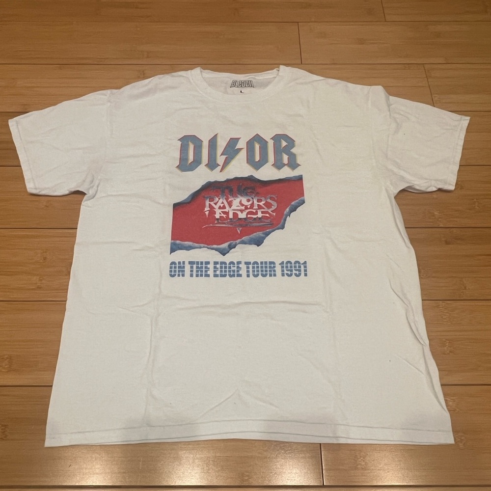 White Graphic Tour T-Shirt